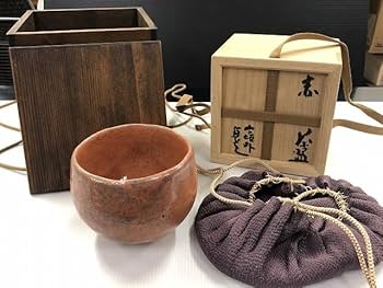 茶道具　茶盌　鶴亀茶盌　寺垣外窯　杉本貞光　共箱 茶道具 茶盌 鶴亀茶盌 寺垣外窯 杉本貞光 共箱